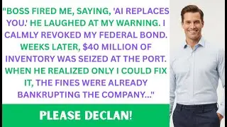 Boss Fired Me for AI&mdash;Now, $40M Inventory Seized, I'm the Only Licensed One | Revenge Story