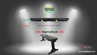 MightyRock - World's Slimmest Foldable Weight Bench!