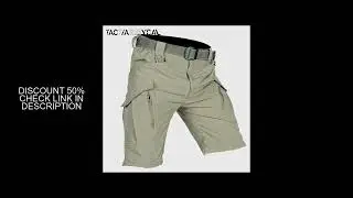 Summer Men Cargo Shorts Quick Dry Tactical Short Pants Multi-Pocket Shorts Men's Outdoor Hunting Fis