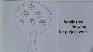 how to draw a family tree//family tree for kids project//family tree/family tree project/