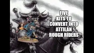 ПЯТЬ КОМПЛЕКТ ДЛЯ КОНВЕРСИИ В ATILLAN ROUGH RIDERS ДЛЯ WARHAMMER 40K ВИДЕО КИТБА