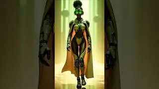 Disney Princesses As Cybernetic Female Warriors AI Generated #midjourney #disney #ai #scifi