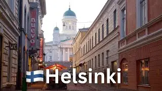 🇫🇮FINLAND Walking Tour 2025- Helsinki Heart of Capital City|Explore NORDIC EUROPE