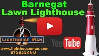 Barnegat  Lighthouse Lawn Ornament - Lighthouse Man