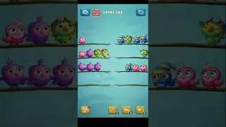 🏅BIRD SORT PUZZLE 🐦 LVL 151 🦉Gameplay Walkthrough🎮 #shorts #birdsort #birdsortpuzzle #walkthrough