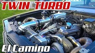 Twin Turbo EL CAMINO -- (1/4 Mile & Review)