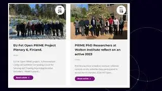 Project news and highlights for EU Fet Open PRIME