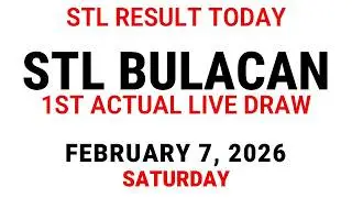 STL Bulacan Result Today February 7 2026- 11am STL 1st draw Live