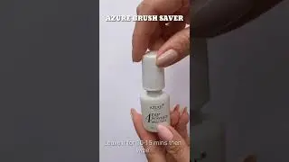 How to Use Azure Brush Saver Dip Powder 2021 | What is the Brush Saver for Dip Powder #shorts
