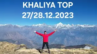 Zero Point - Khaliya Top, Munsyari, Uttarakhand conducted on 27/28th December 2023