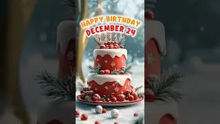 24 December Best Happy Birthday Song | Happy Birthday WhatsApp Status #shorts  #celebrationavenue