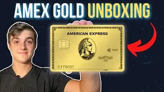 Amex Gold Card UNBOXING: Best METAL Credit Card Design?