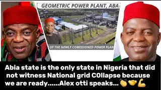 Abia state is the only state in Nigeria that did not witness National grid C0llapse.....Alex otti 💪🤝