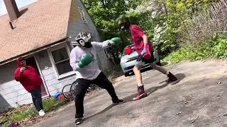 Sparring the Breakout Boxing:01 fighters for the first time!