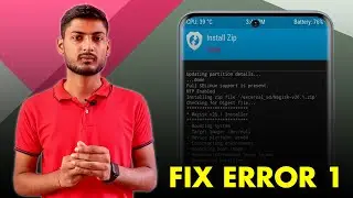 How to Solve Error 1 in TWRP | Error 1 While Installing Magisk & Custom ROM