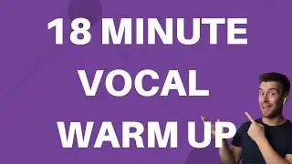 18 Minute Vocal Warm Up With a Straw