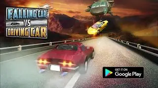Falling Car Vs Driving Car - Xtreme Drag Race- New Android Gameplay