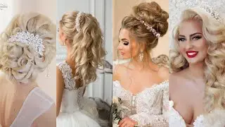 WEDDING HAIRSTYLES FOR BLONDE WOMEN/BRIDAL HAIRSTYLES .#blondehair #wedding #bridetobe #bride