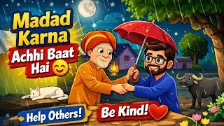 Madad Karna Achhi Baat Hai 😊 | Kids Moral Story in Hindi | Good Habits for Children