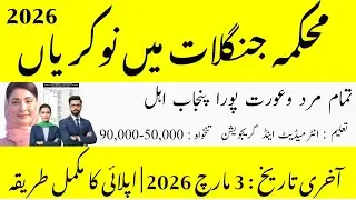 Punjab Forest Department Jobs 2026 | 994+ Vacancies Announced 🌲 | Apply Before Deadline!