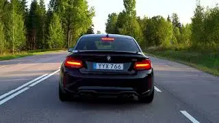 BMW M2 F87 N55 Launch Control 4K RAW Sound