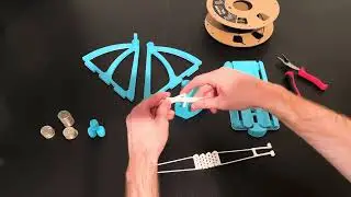 3D Printed Tabletop Trebuchet Assembly Video