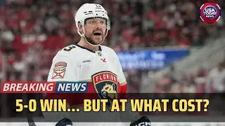 Florida Panthers Win Game 2, But Lose Sam Reinhart to Injury! । USA TODAY NEWS