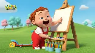 Learn Colors & Numbers for Kids ⚽🌈 | Cartoon Learning Video | Nursery Rhymes & Baby Songs