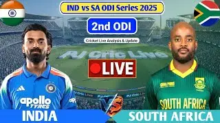 India Vs South Africa 2nd ODI Match | Live Analysis & Discussion | IND vs SA ODI