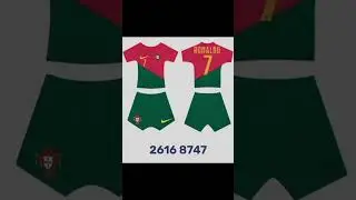 camiseta de Portugal de Cristiano Ronaldo de VRFS #shorts #vrfs #vr #realidadvirtual #cr7 #portugal