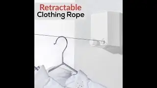 Retractable Clothesline, Slip-resistant Balcony Clothing Rope maqaami.com
