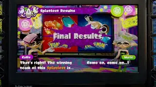 Splatoon - Splatfest Results: Pok&eacute;mon Red Vs Pok&eacute;mon Blue