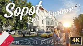 Sopot Evening Drive | Relaxing Summer Tour 2025 — Feel the Vibe of Poland’s Seaside