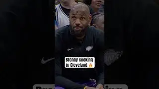 Bronny had Cavs fans on their feet 🗣️