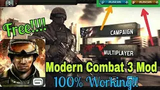 (Mod Version)How To Download Modern Combat 3:Fallen Nation For Free For Android #Androitivity