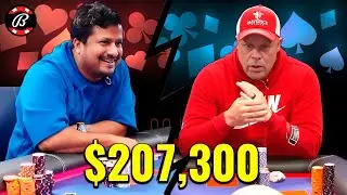 Absolute MONSTER Pot Between Santhosh And Eric Persson With A SICK River On Bally Live Poker