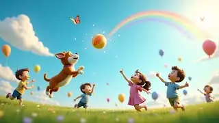 Bouncing Ball Song !Puppy Playtime 🐶🎾