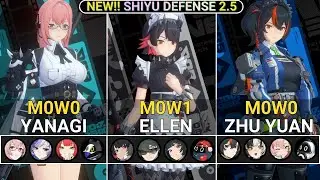 NEW SHIYU RESET! M0W0 Yanagi & M0W1 Ellen & M0W0 Zhu Yuan Showcase | NEW! Shiyu Defense ZZZ 2.5