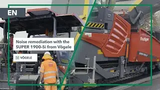 Noise Remediation: SUPER 1900-5i Lays Noise-Reducing Surface Course