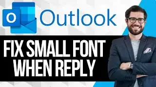 Как исправить мелкий шрифт при ответе в Outlook