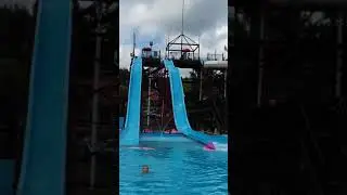 Water slide wipe out