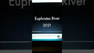 Euphrates river drying up!! Rev 16:12