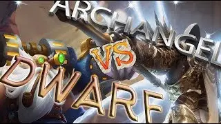 Art of Conquest gameplay fights - ARCHANGEL SUPER UNIT vs DWARF! [PVE]