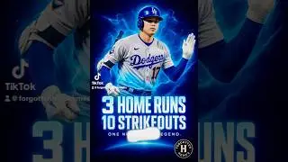 Shohei Ohtani hits 3 hr, throws 10 strikeouts in Game 4 of NLCS. #ohtani #shoheiohtani #dodgers