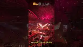 The high-resolution LED display ensures an immersive experience for the audience!  #led #leddisplay