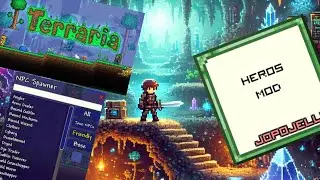 I review Hero's Mod in tmodloader (Terraria)