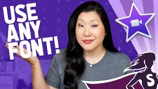 Import fonts in iMovie | Yes! Use ANY FONT in iMovie!!