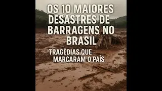 Os 10 Maiores Desastres de Barragens no Brasil&ndash;Trag&eacute;dias que Marcaram o Pa&iacute;s! ⚠️🌊 #brumadinho