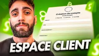 Cr&eacute;er un espace client sur Shopify