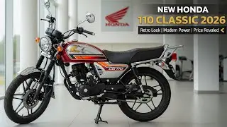 New 2026 Honda 110cc bike makes a splash | Great returns with 70kmpl mileage and classic looks